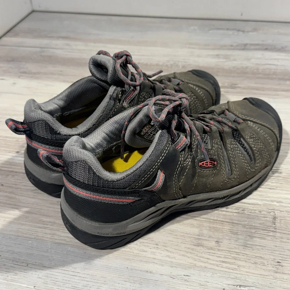 KEEN Utility Women's Flint 2 Low Steel Toe Non Slip Work Shoe Size 7M 1023232M‎
